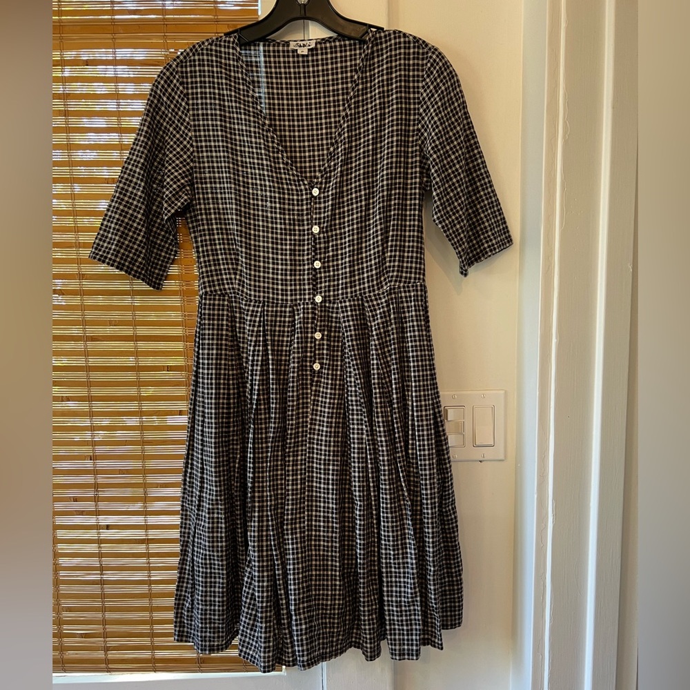 Plaid knee-length Steven Alan Dress